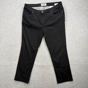 HILTL Pants Mens 40x29* Black Seth Tailored Fit‎ Perfetto Travel Stretch Chinos